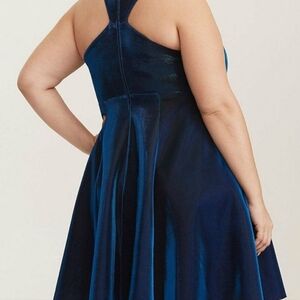 Torrid metallic/iridescent dress